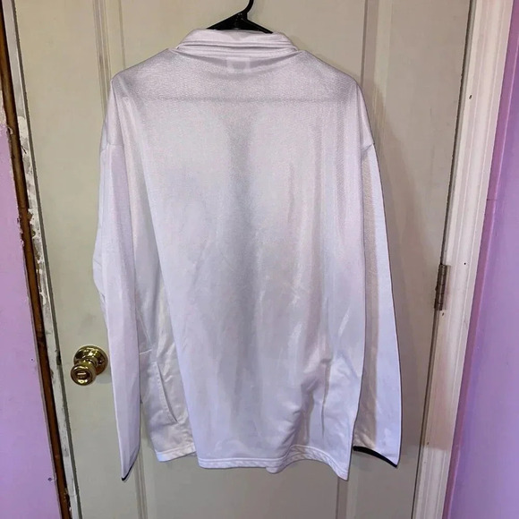 Team USA Olympic White Embroidered Zip Warm Up Jacket Men's Size 2X 2XL - Picture 2 of 6